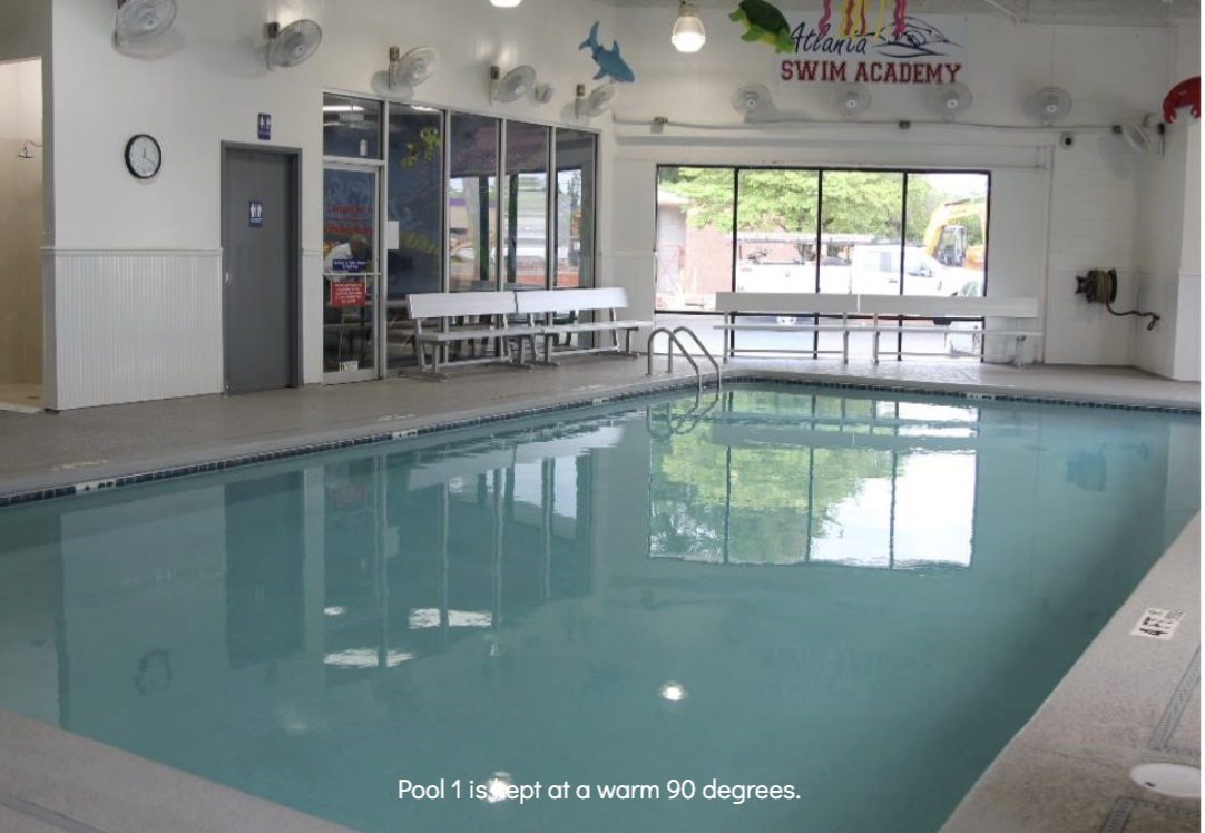 Atlanta Swim Academy indoor pool facility